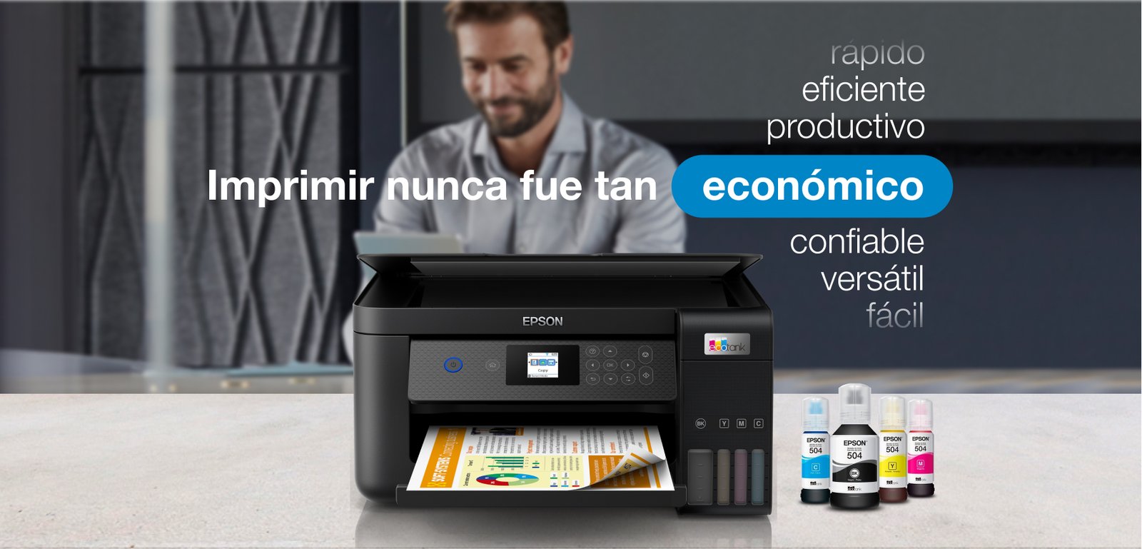 Impresora multifuncional Epson EcoTank L4260 - Imagen 2